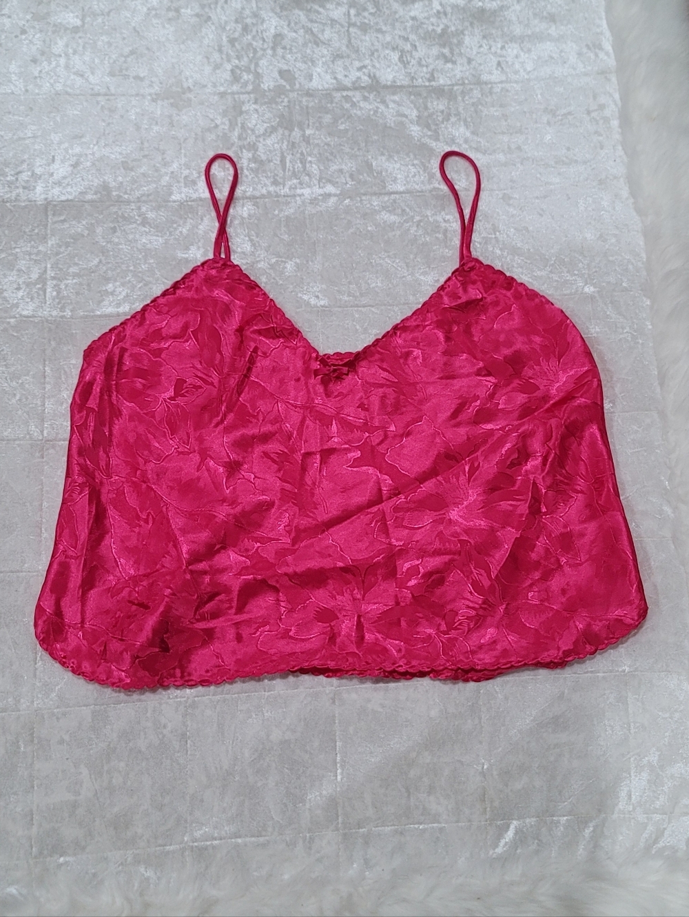 Intimate Pleasures Pink Soft Vintage Pijama Top Sz M/L